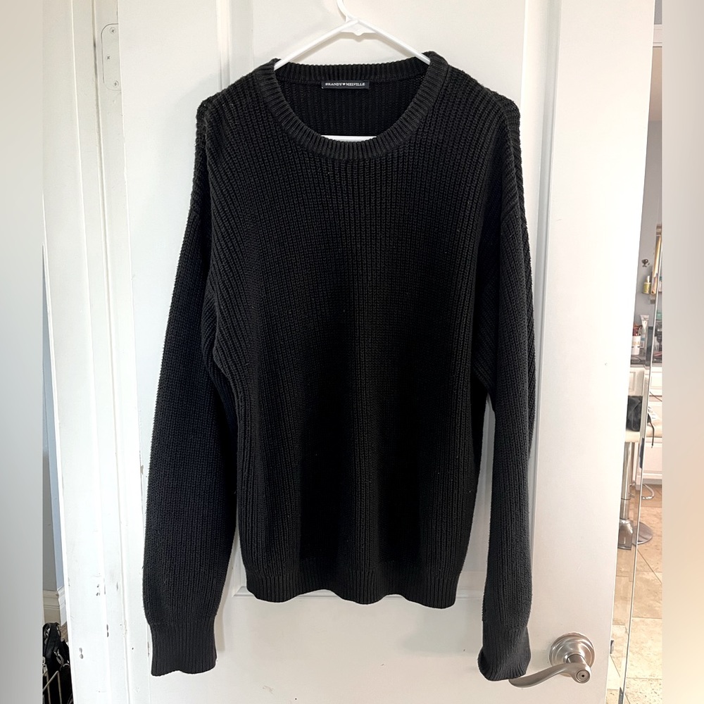 Brandy Melville Black Knit Sweater